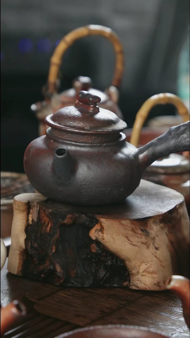 紫砂全手工新款侧把