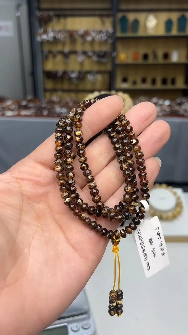 裸石琥珀未镶嵌抚顺琥珀5+花蜡多样性发其一