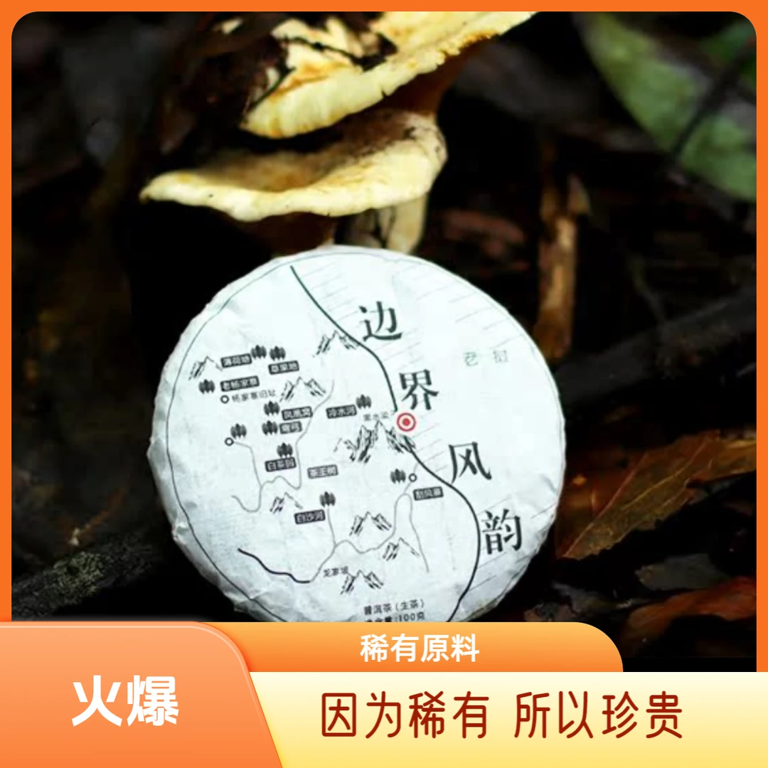 生普茶饼边界风韵得之幸2018年洱茶生茶饼线上线下批发零售同步