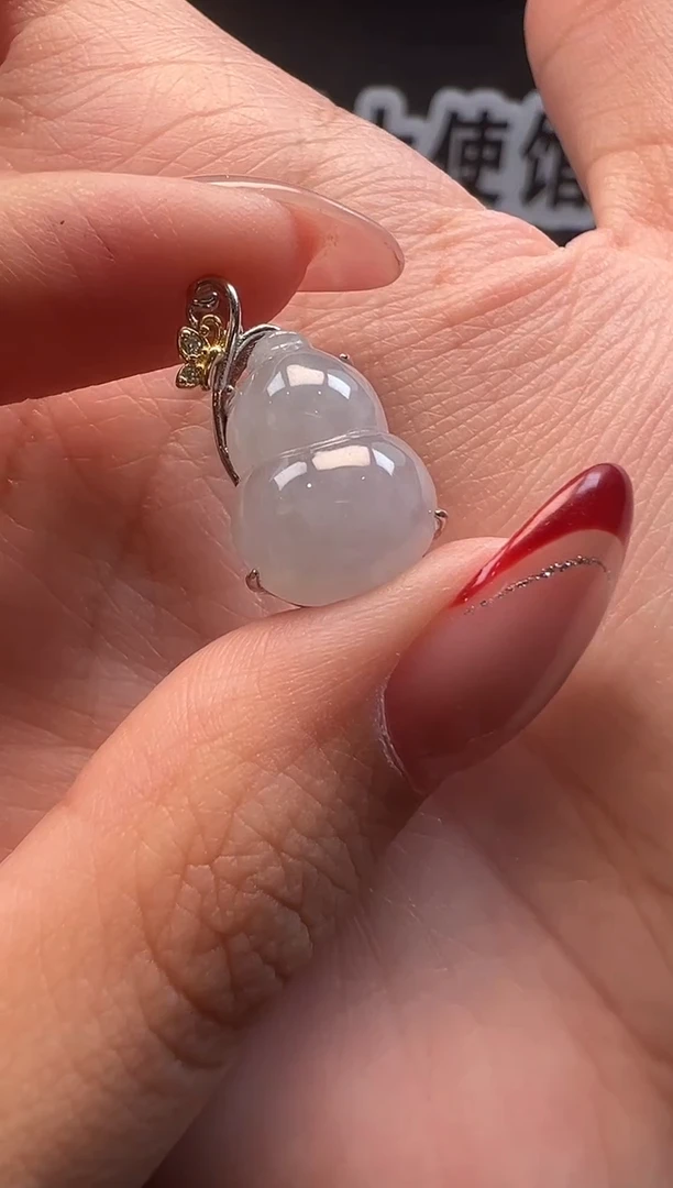 吊坠(不含链)银S925镶嵌翡翠 缅甸珠宝严选