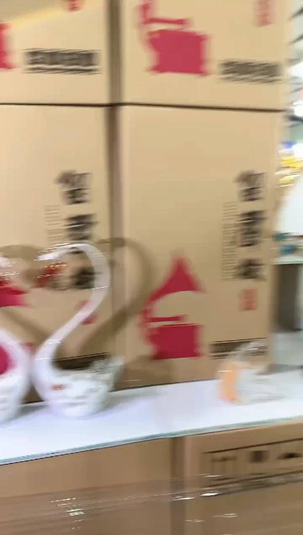 【闪购商品】无铅玻璃悠悠GC-花器-47早一对鹅