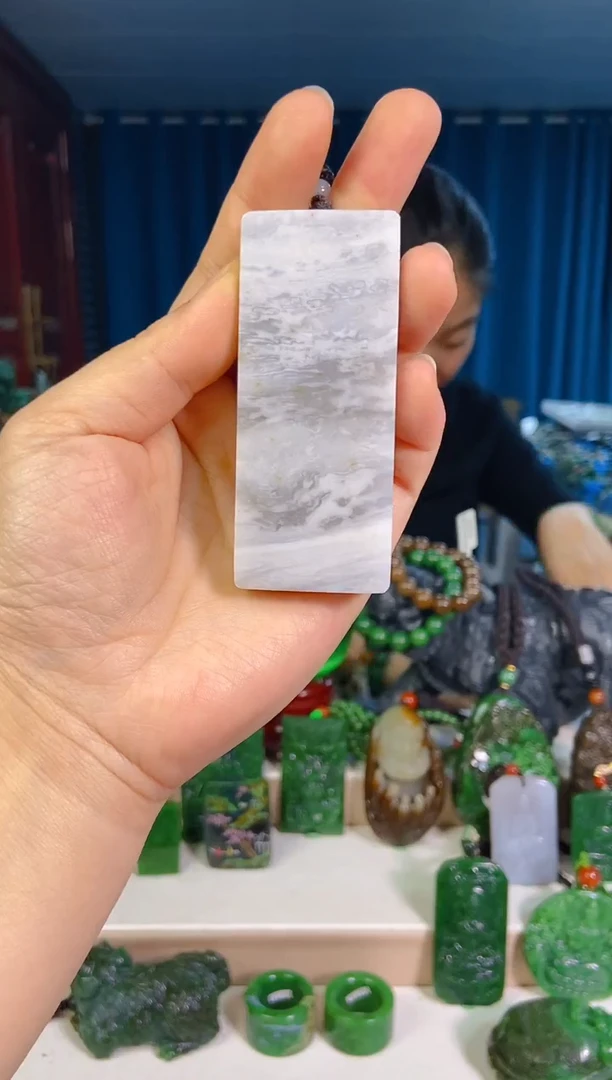 和田玉未镶嵌挂件1