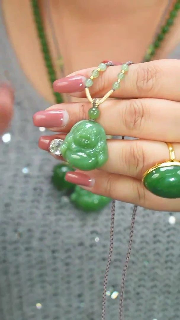 【闪购商品】和田玉佛公未镶嵌吊坠多样性发一