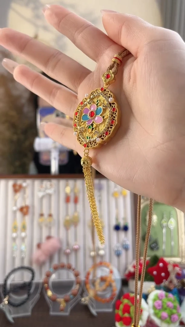 铜合金无铜合金无罗盘流苏项链