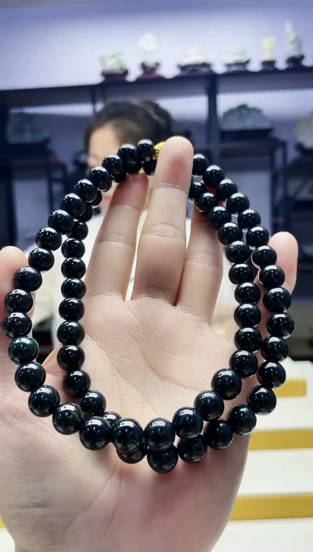 翡翠未镶嵌颈饰07130340多样性发其一