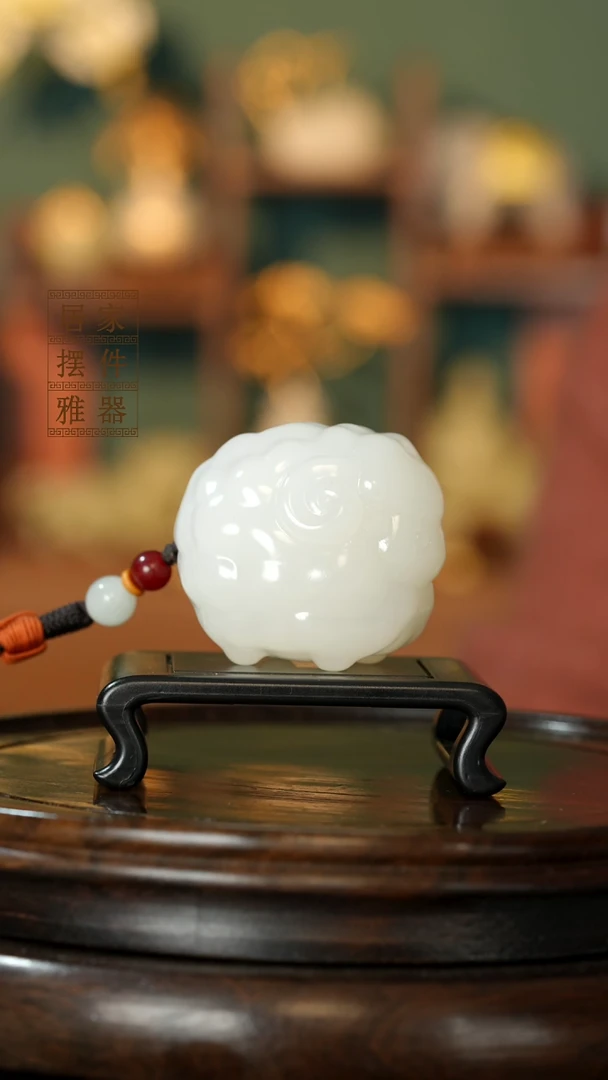 玉《喜气洋洋》摆件