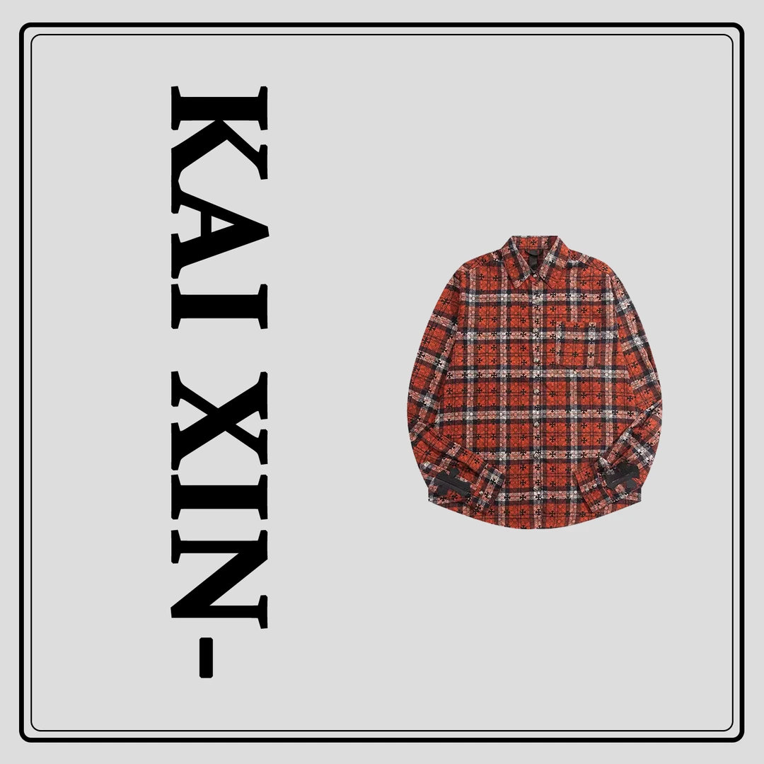 【37号链接】【开心严选】6003秋冬经典长袖时尚休闲格纹宽松衬衫