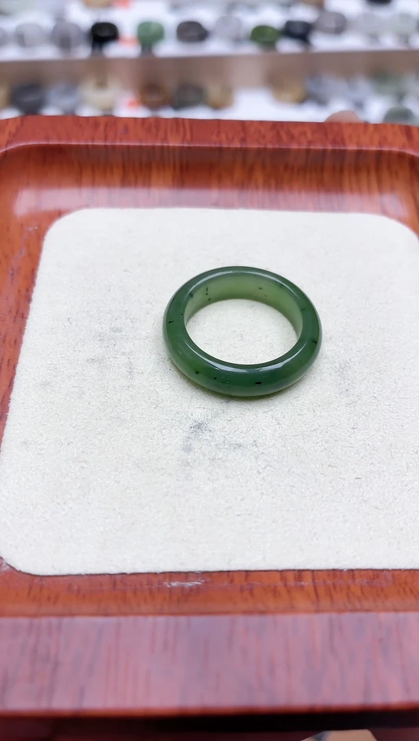 和田玉戒圈未镶嵌光**你14号