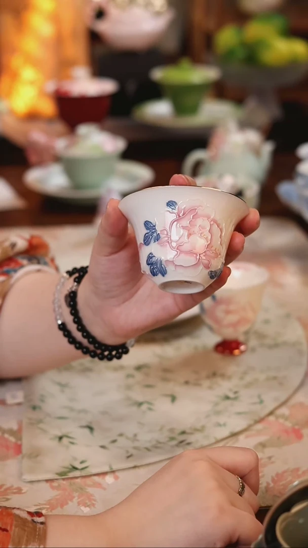 红妆芳华盖碗  哈哈哈哈哈
