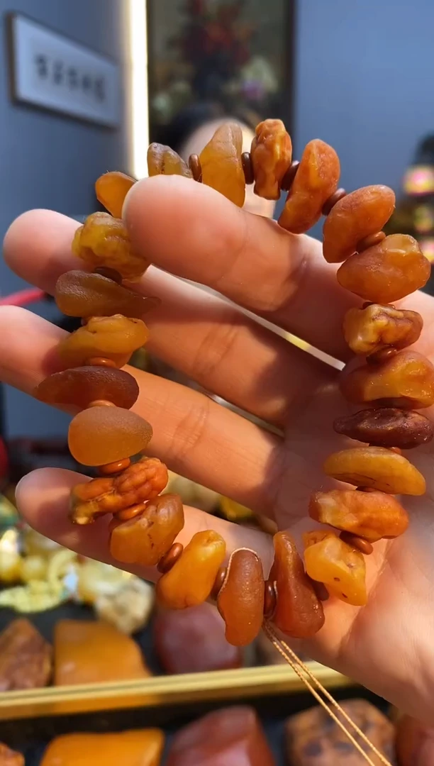 手链琥珀未镶嵌手串
