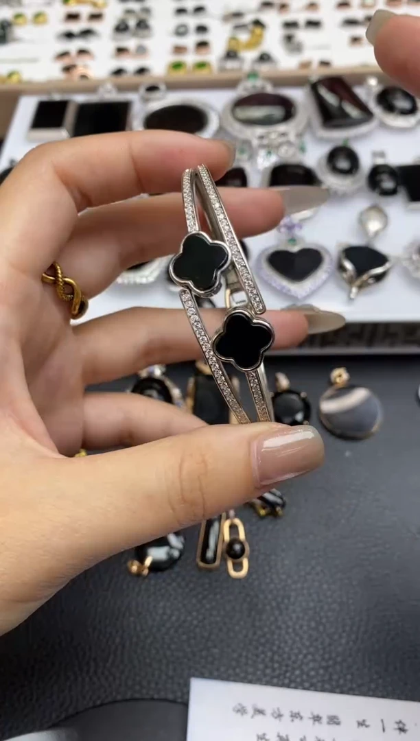 银S925镶嵌定制翡翠翡翠饰品~多样性发其一~