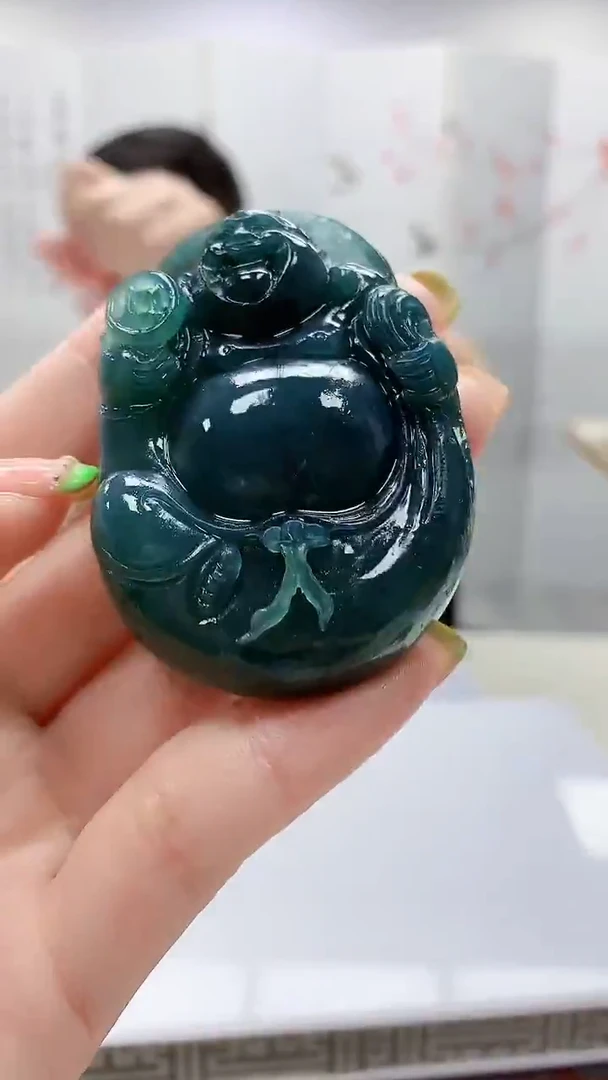 未镶嵌定制翡翠5153ry-毛货挂件61