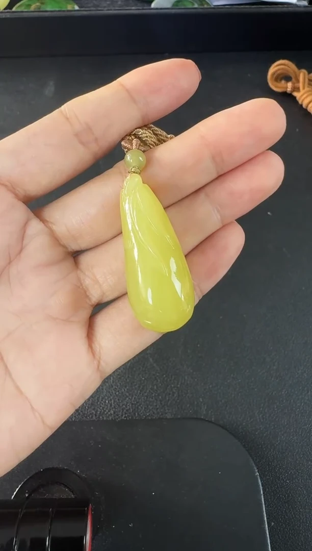 颈饰未镶嵌和田玉竹节约37*15*12MM