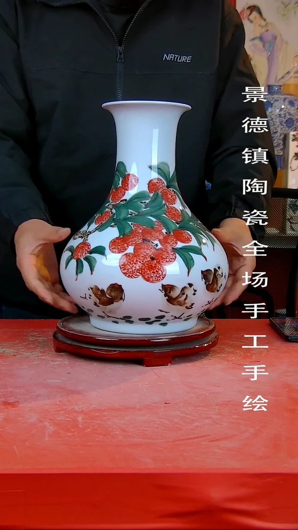 摆件景德镇陶瓷 全场手工手绘