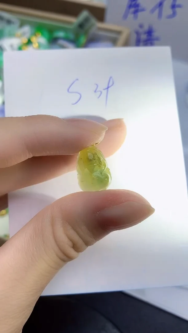 翡翠未镶嵌颈饰000000000