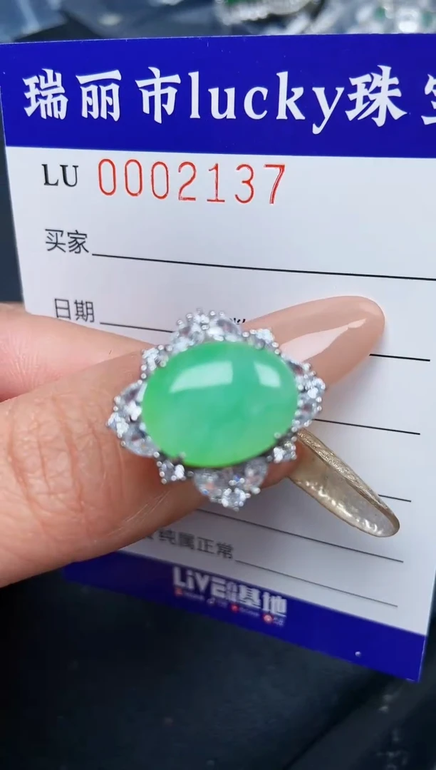 【闪购商品】翡翠颈饰银S925镶嵌2137