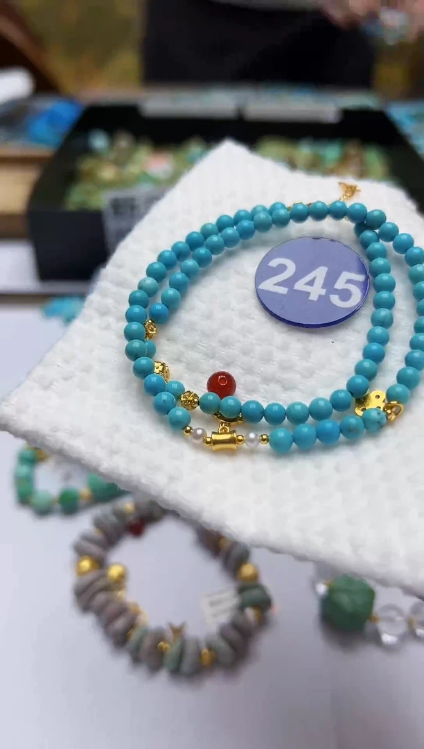 玛瑙/玉髓手链银S925镶嵌245