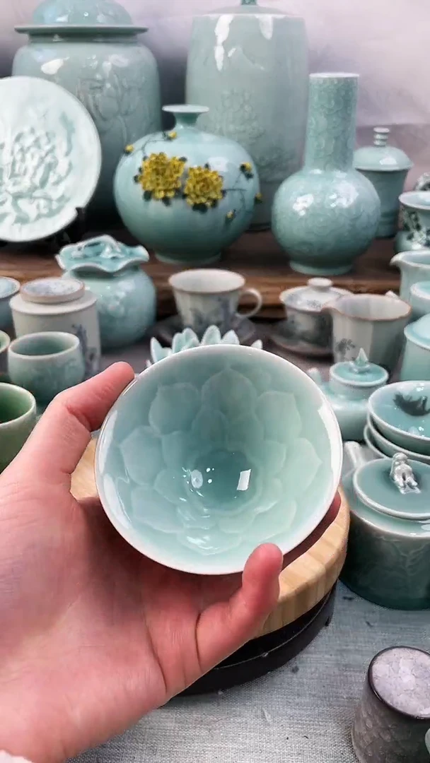 【闪购商品】特价 微瑕 慧仙青瓷