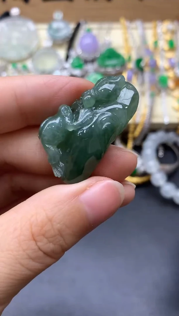 颈饰未镶嵌翡翠157-中国好珍宝