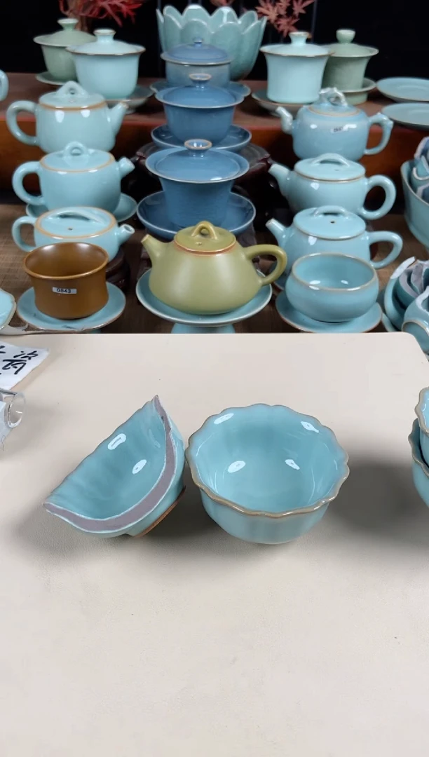 【闪购商品】其他微瑕葵口杯纯原泥胎老泥坑封穴土60cc