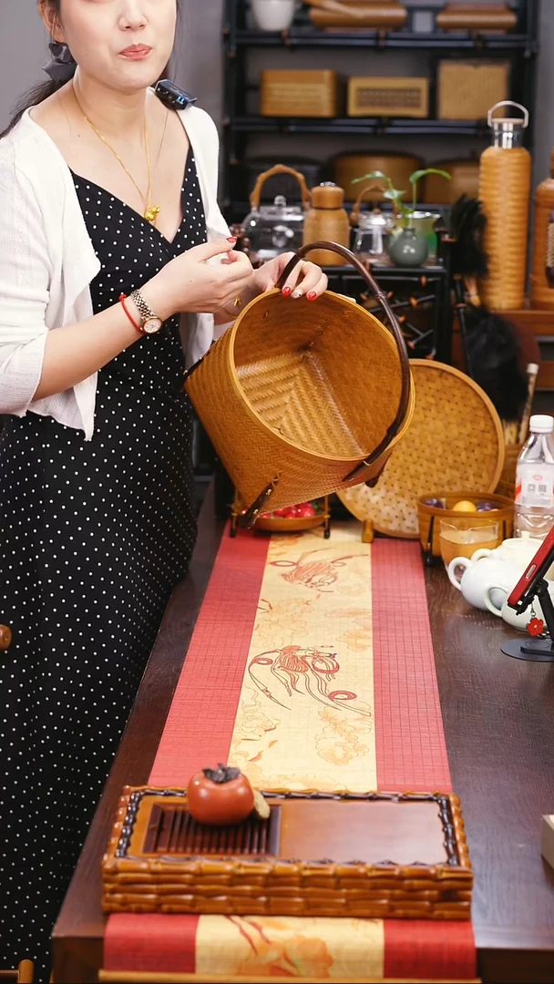 乡村田萝非遗竹编