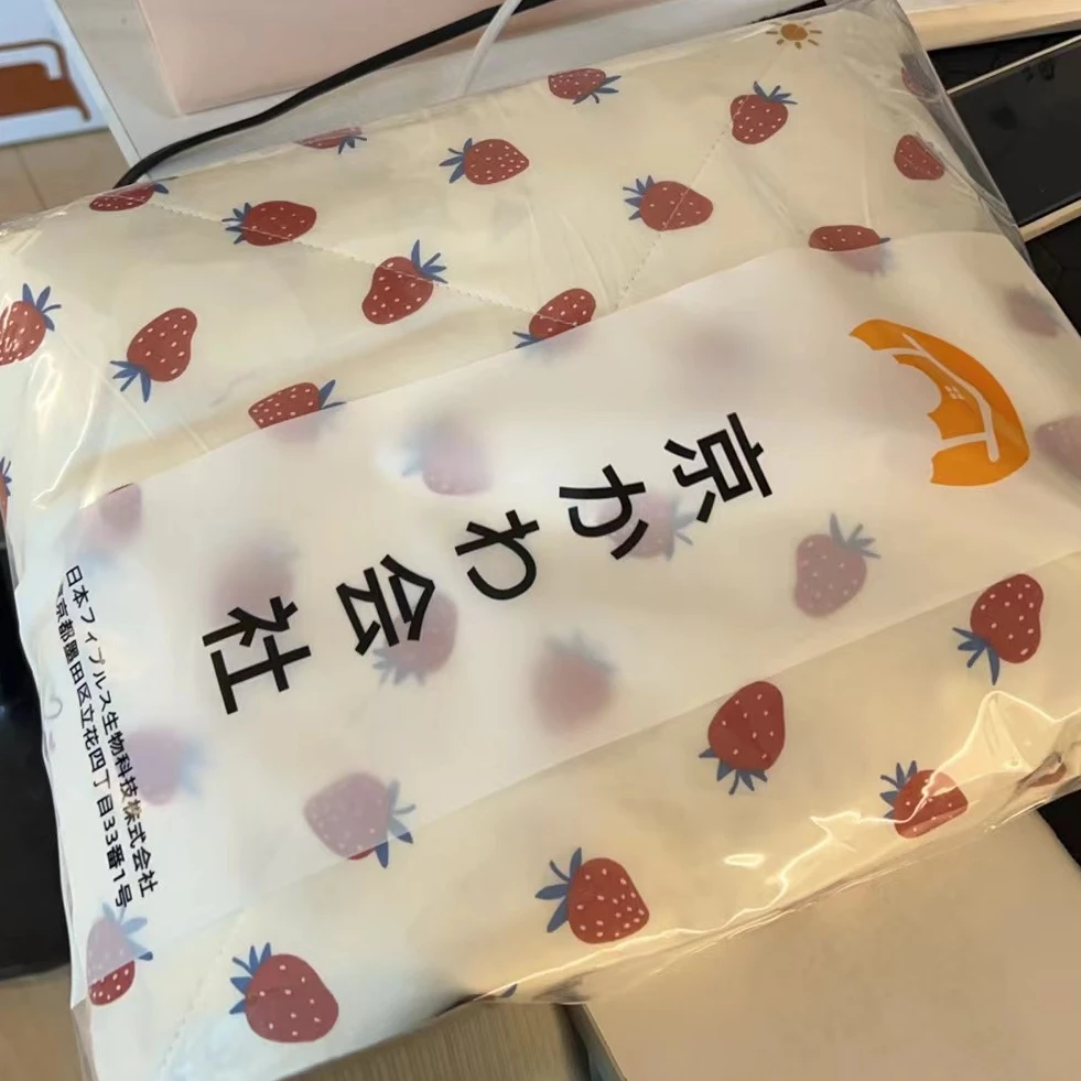 【京かわ会社】莫代尔天然棉花夏被 鲜草莓
