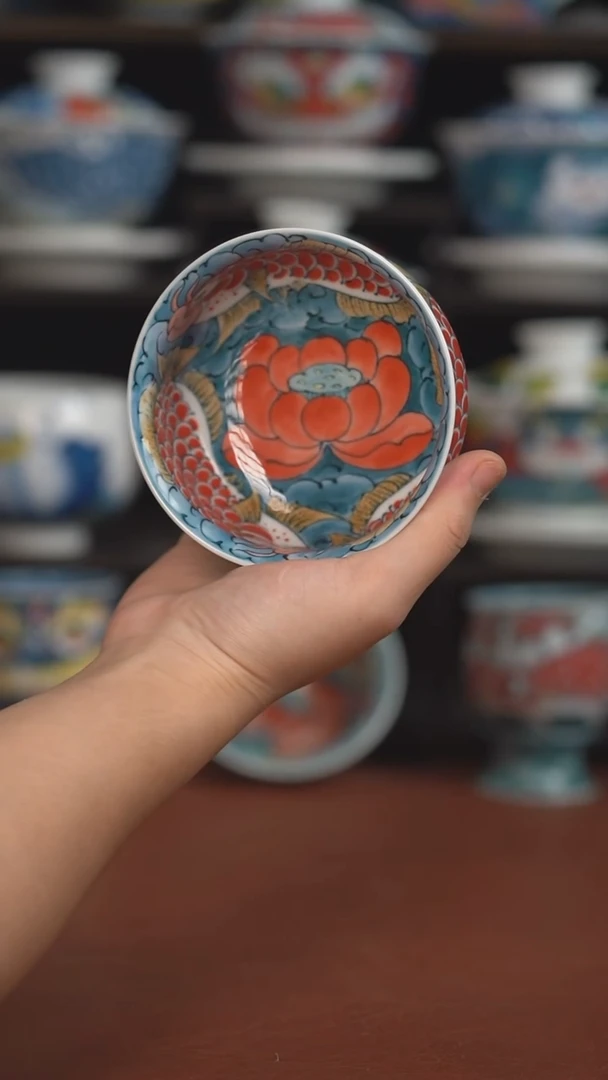 老师作品九鱼矮卢氏杯（微瑕福利 ）