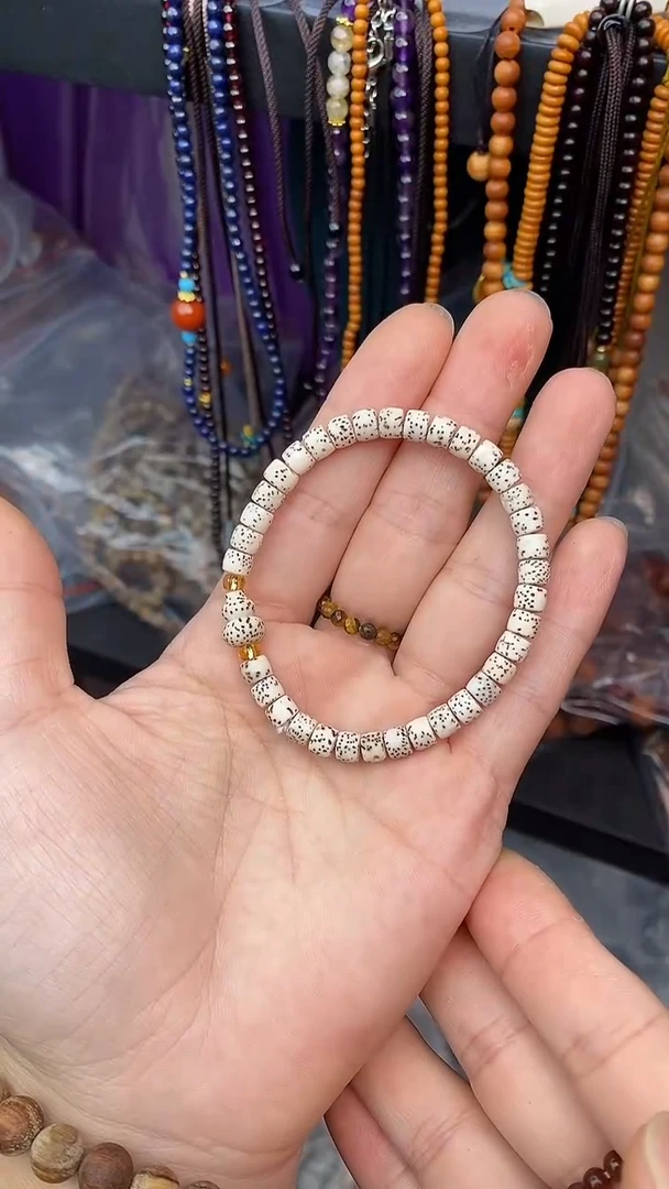 星月菩提手串直切星月单圈-葫芦