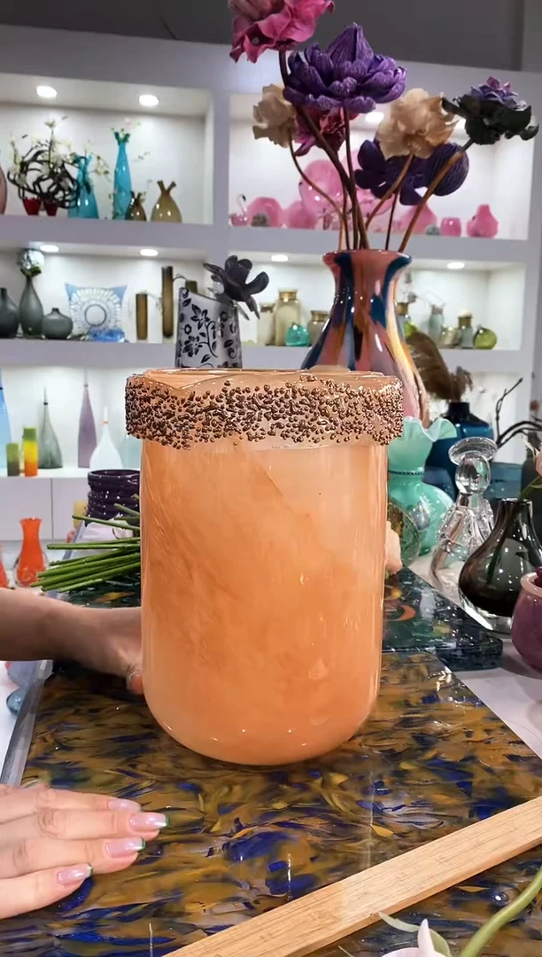 慕忆家手作琉璃花瓶