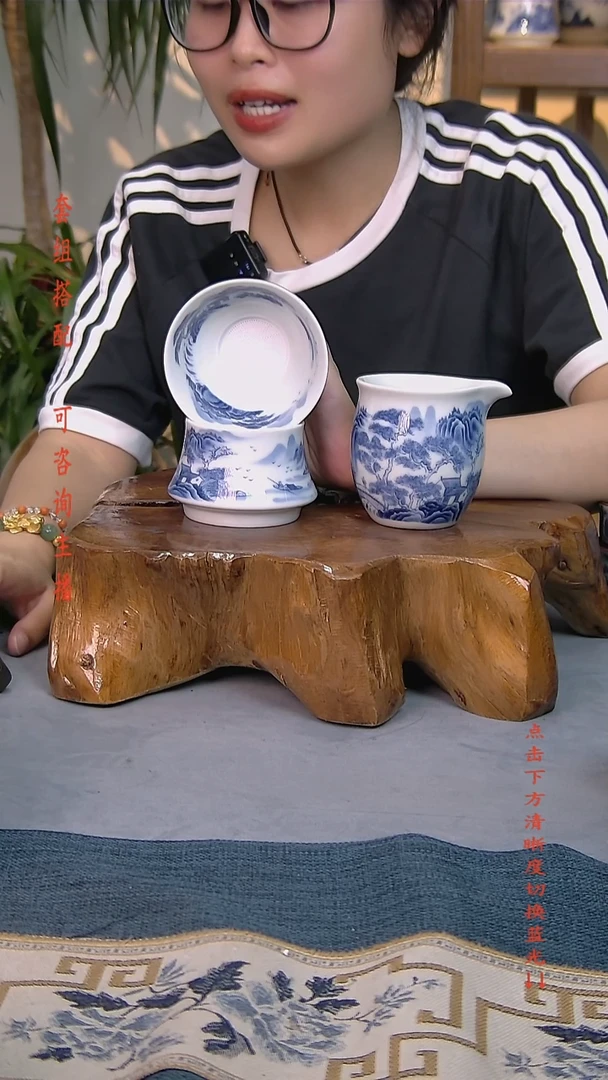 漠*简装家用款2件套 白瓷陶瓷茶具