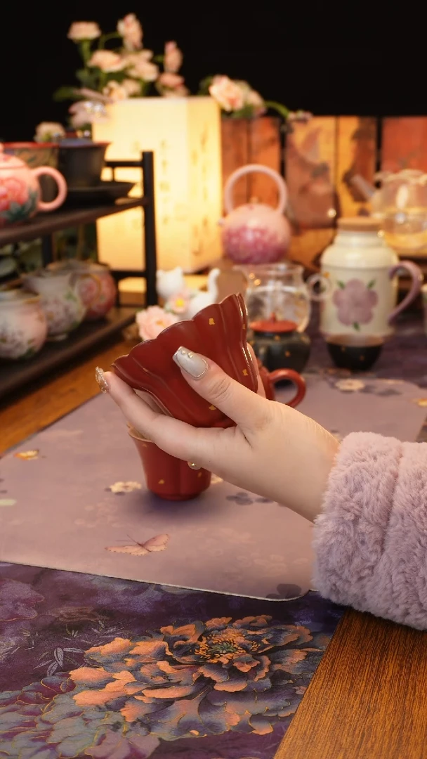 【闪购商品】洒金大佛手杯·····