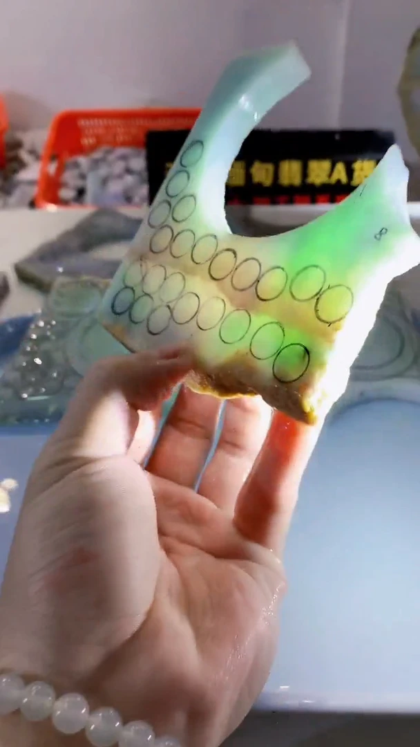 颈饰未镶嵌翡翠缅甸A货翡翠843