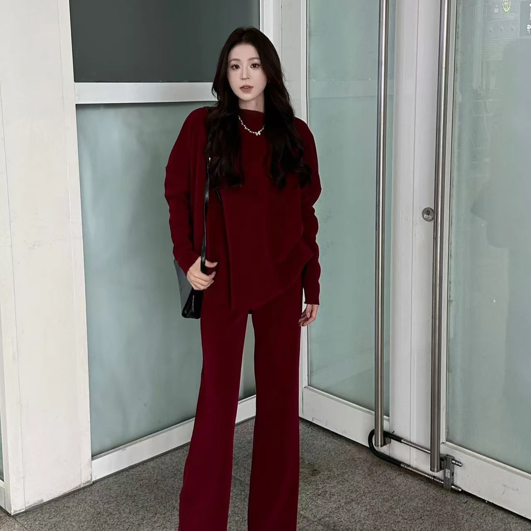 【雯雯】秋冬新款条绒上衣裤子-081214