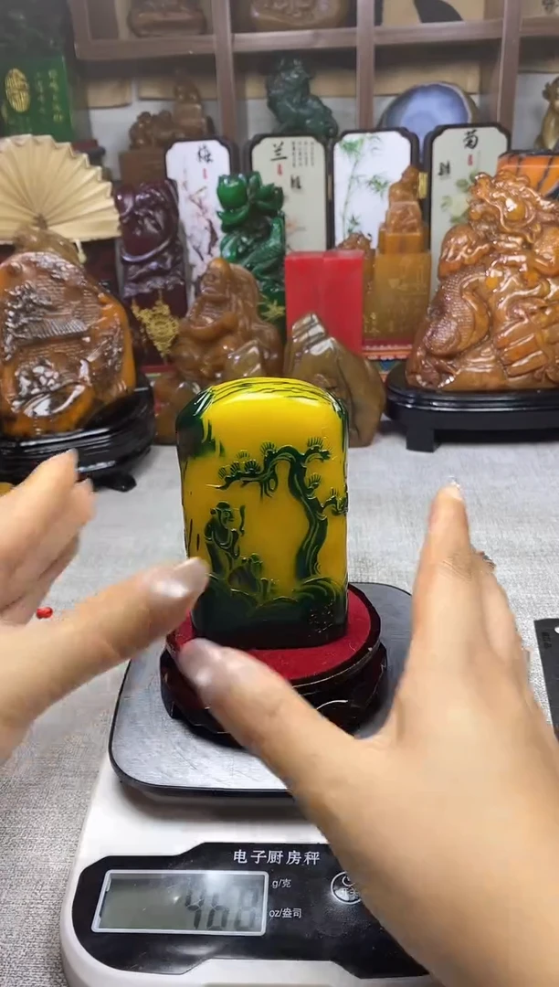 寿山石印石纯天然石料