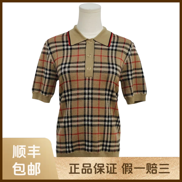 妃鱼/博柏利/羊毛/T恤/95新/s零九一五