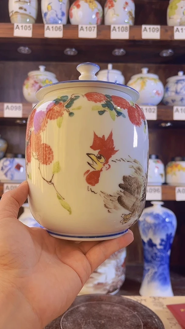 迎君陶瓷纯手工手绘18