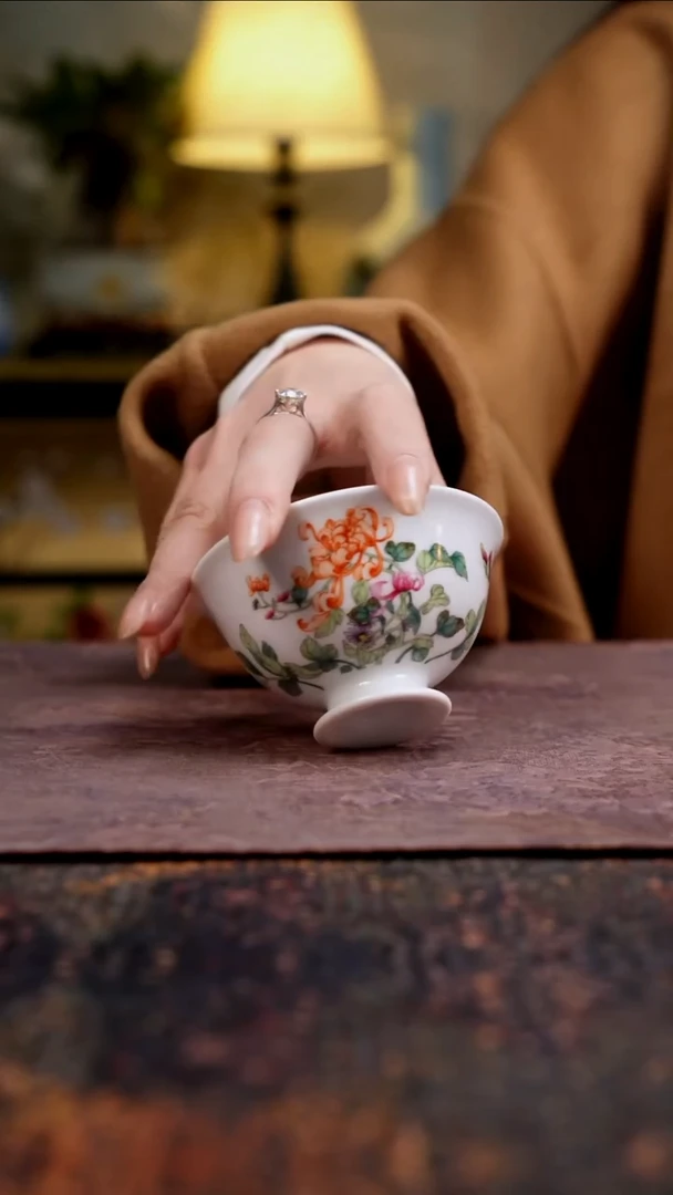 杯景德镇陶瓷杯碗柴烧多人