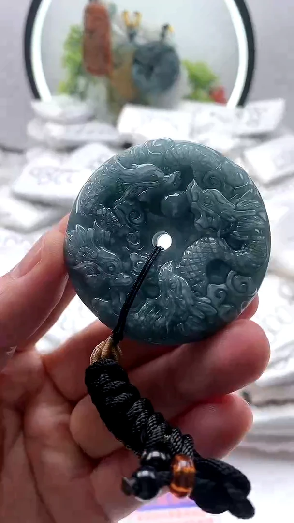 【闪购商品】翡翠颈饰未镶嵌平安扣【品质一般能接受再拍】