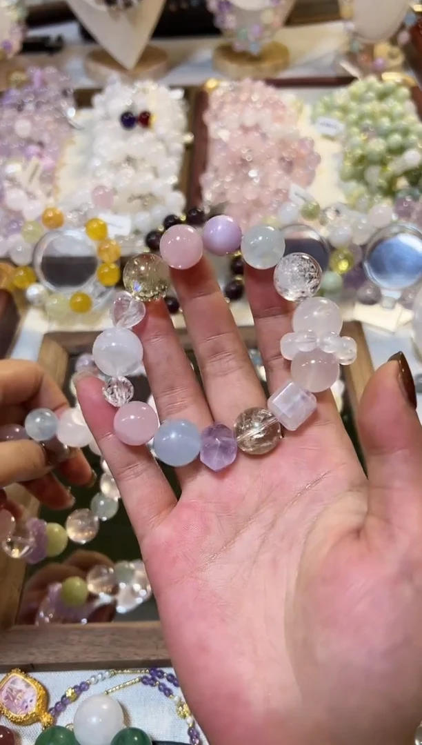 未镶嵌手串水晶【炘喜】天然水晶手串多样性发货 发其一