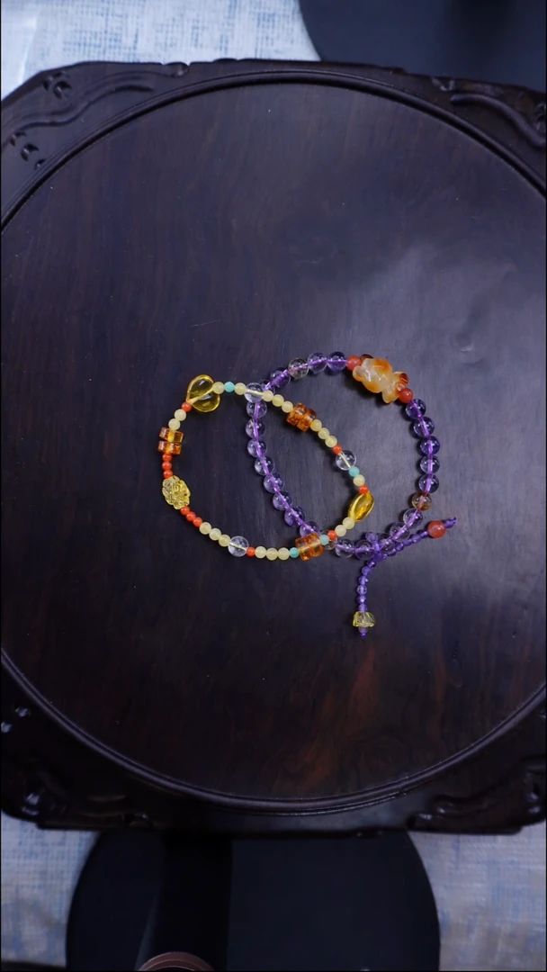 手链琥珀未镶嵌多样性发货一一一