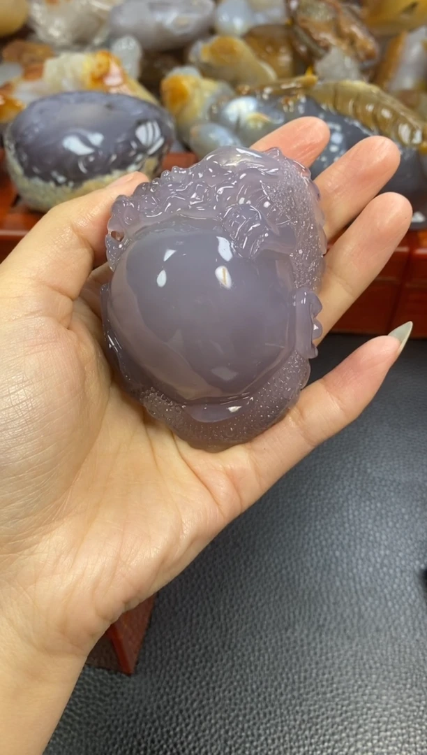 未镶嵌手把玛瑙/玉髓我**悲1