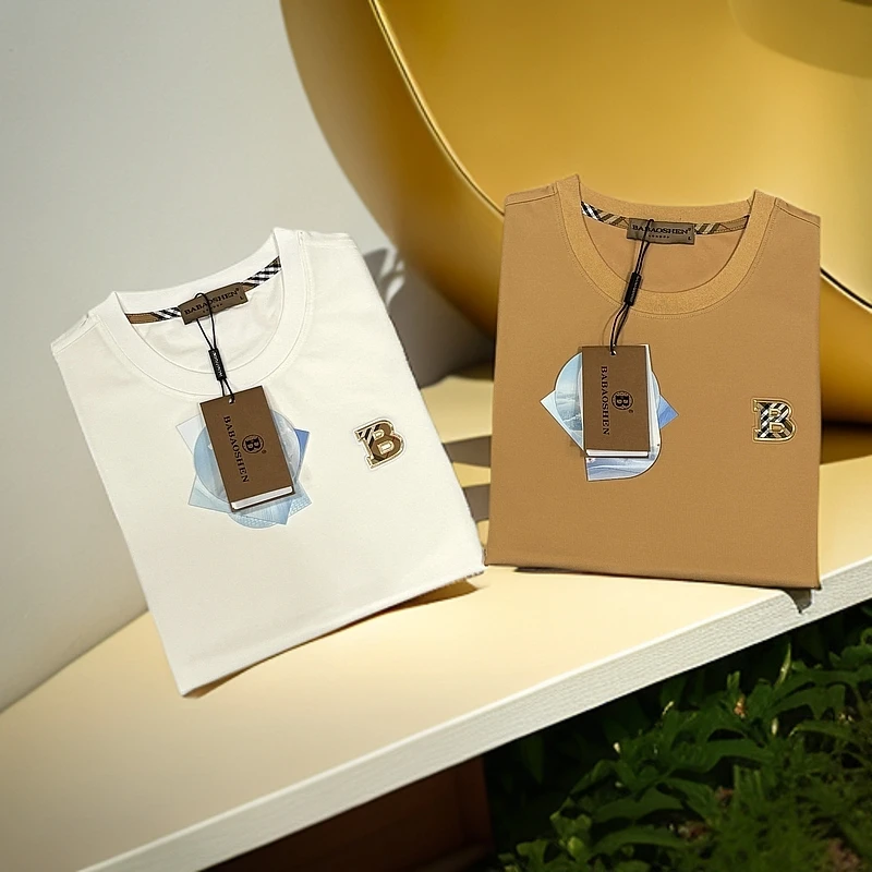 男士时尚圆领短袖6912