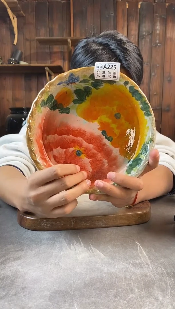 碗225，手工手绘，超值陶瓷！瑕