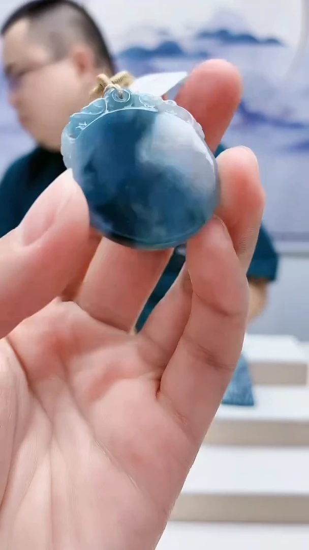 未镶嵌定制翡翠5167lr-毛货挂件63