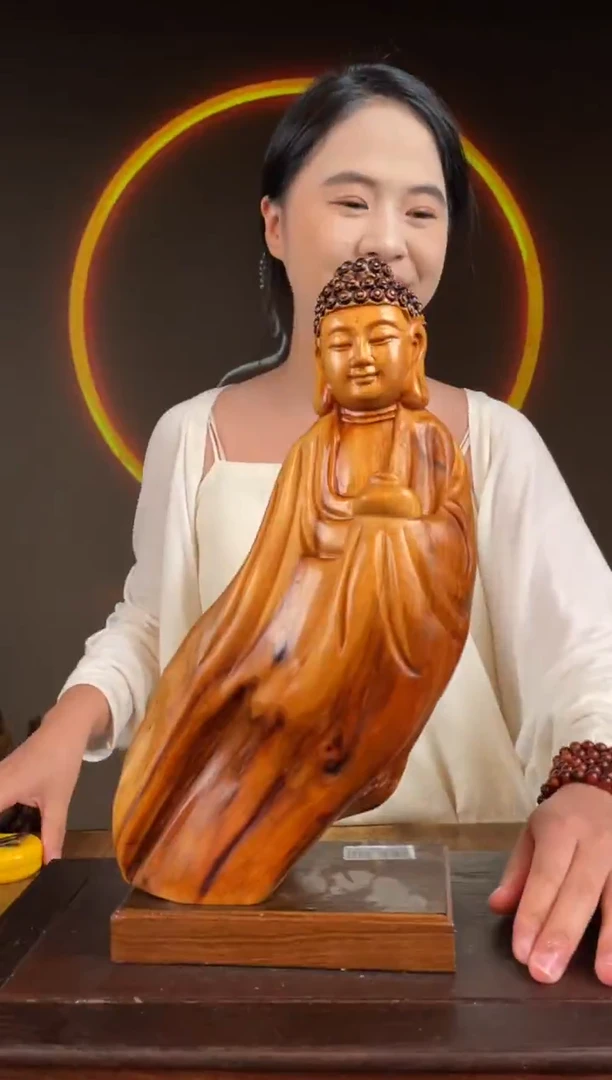 柏木（崖柏）手工摆件,先抢先得! 编号:40