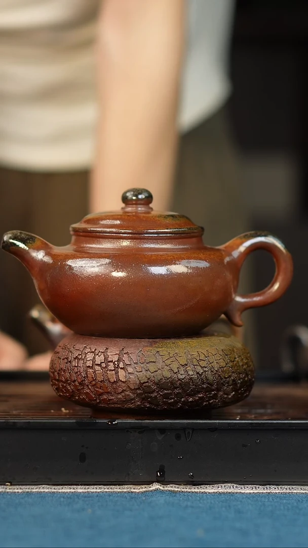 茶壶紫砂微瑕柴烧紫砂仿古300cc