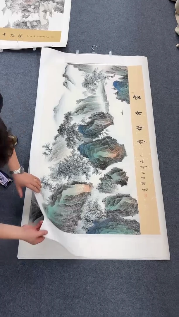 国画云外楼影同类型随机