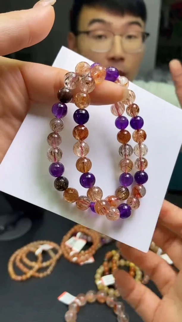 未镶嵌套链水晶手串9/260多样性发一件