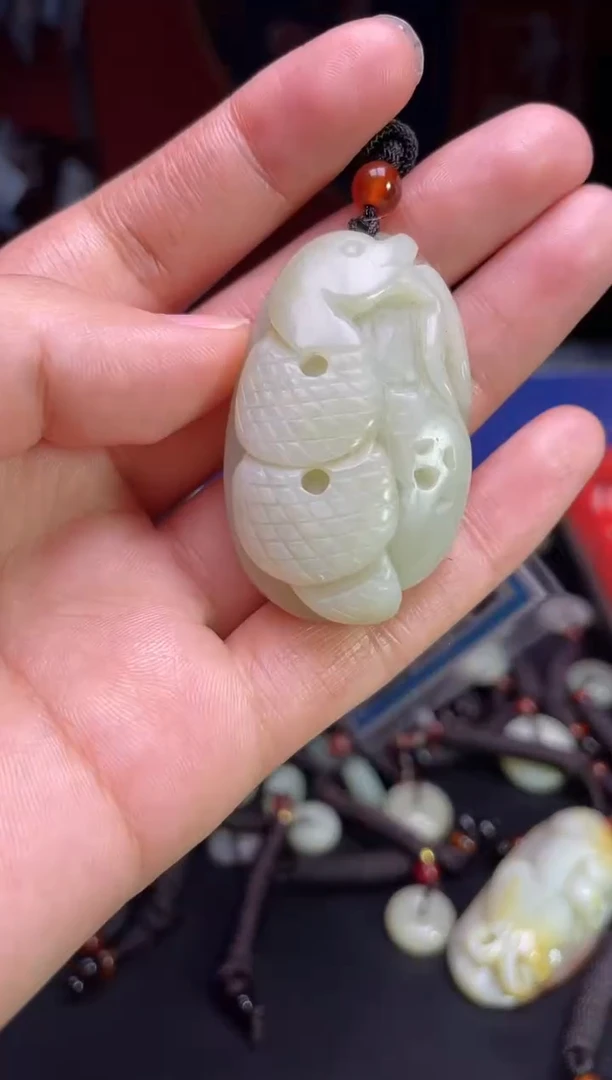 颈饰未镶嵌和田玉123