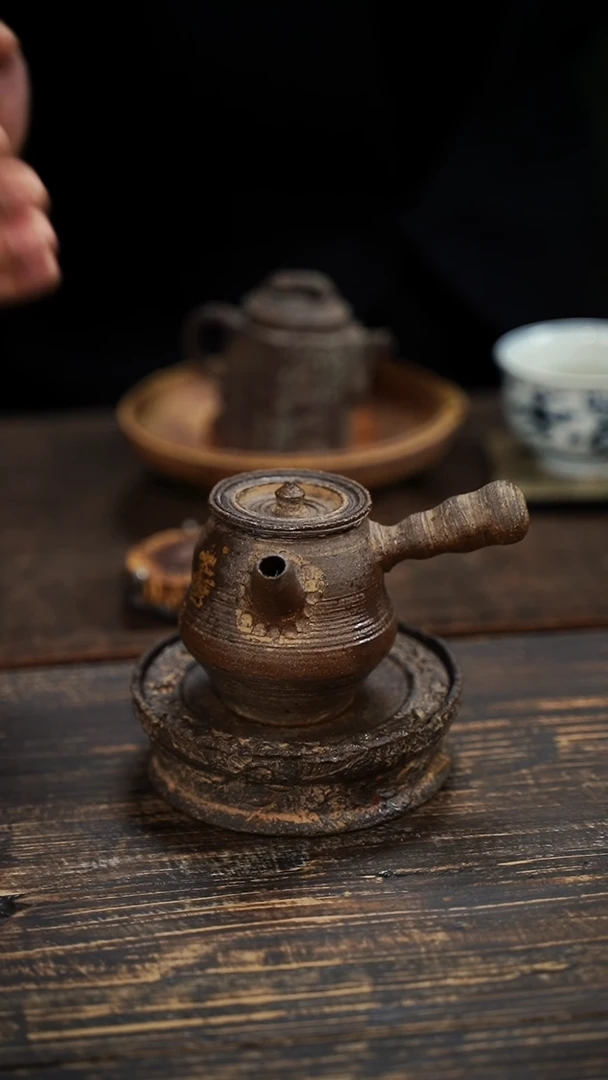 全手工制作 重工 南蛮  侧把壶  170cc